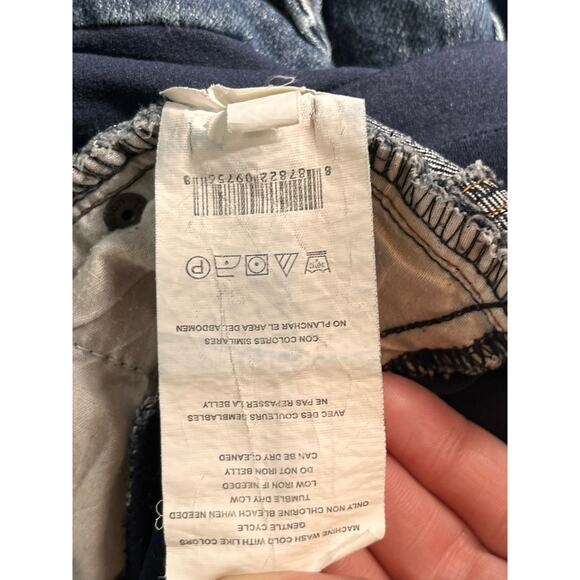 Oh Baby by Motherhood Maternity Jeans Small Bootcut Over Belly Panel Blue‎ - Picture 7 of 10